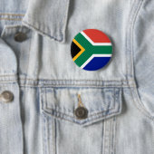 Zuid-Afrikaanse vlag Ronde Button 5,7 Cm (In situ)