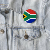 Zuid-Afrikaanse vlag Ronde Button 5,7 Cm (In situ)