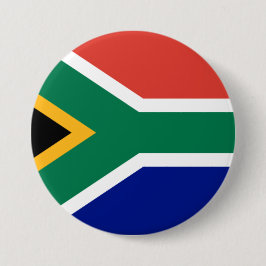 Zuid-Afrikaanse vlag Ronde Button 7,6 Cm