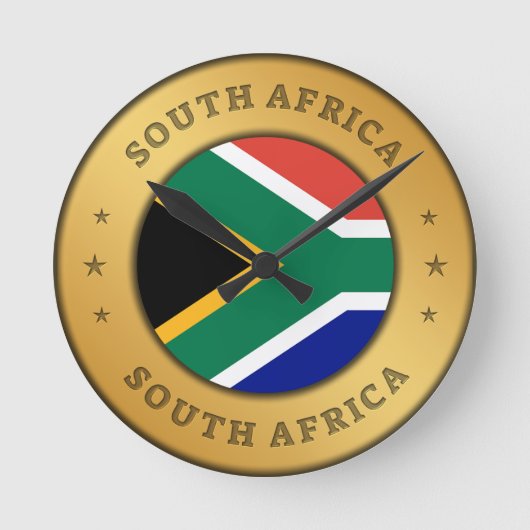 Zuid-Afrikaanse vlag Ronde Klok (Voorkant)