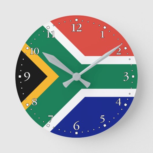 Zuid-Afrikaanse vlag Ronde Klok (Voorkant)