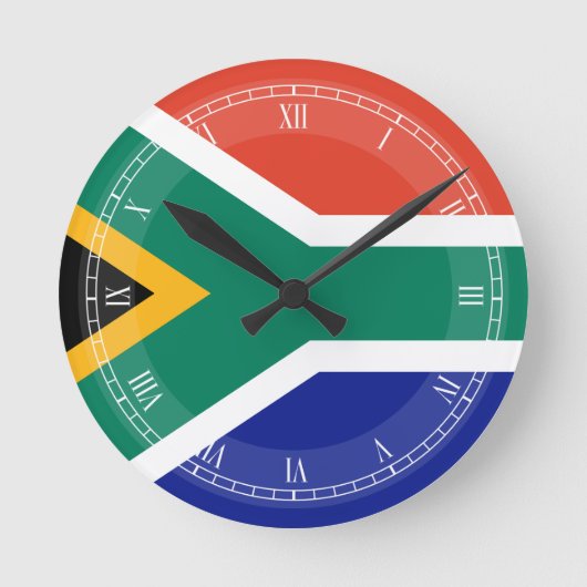 Zuid-Afrikaanse vlag Ronde Klok (Voorkant)