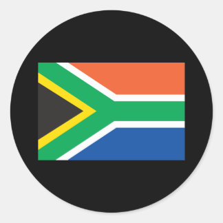 Zuid-Afrikaanse vlag Ronde Sticker