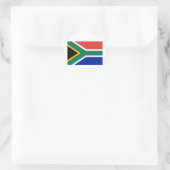 Zuid-Afrikaanse vlag Ronde Sticker (Tas)