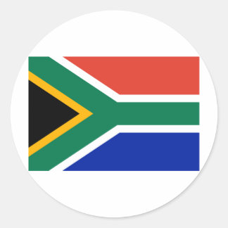 Zuid-Afrikaanse vlag Ronde Sticker