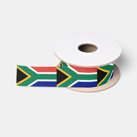 Zuid-Afrikaanse vlag Satijnen Lint (Spoel)
