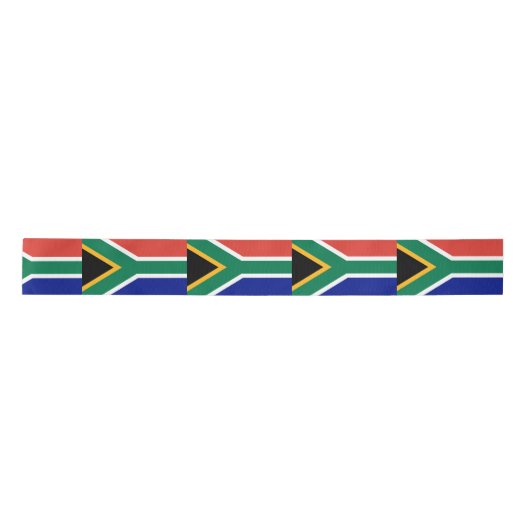 Zuid-Afrikaanse vlag Satijnen Lint (Voorkant)