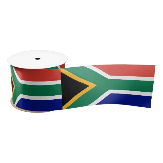 Zuid-Afrikaanse vlag Satijnen Lint (Spoel)