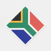 Zuid-Afrikaanse vlag Servet (Hoek)