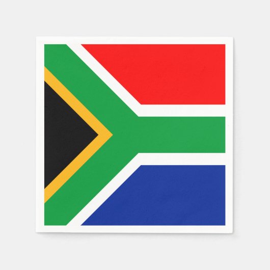 Zuid-Afrikaanse vlag Servet (Voorkant)
