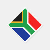 Zuid-Afrikaanse vlag Servet (Hoek)