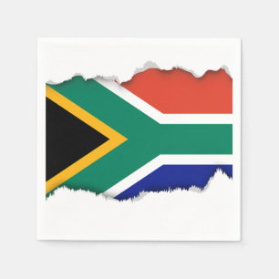Zuid-Afrikaanse vlag Servetten