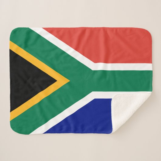 Zuid-Afrikaanse vlag Sherpa Deken (Voorkant (horizontaal))