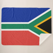 Zuid-Afrikaanse vlag Sherpa Deken (Voorkant (horizontaal))