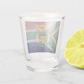 Zuid-Afrikaanse vlag Shot Glas (Achterkant)