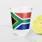Zuid-Afrikaanse vlag Shot Glas (Voorkant)