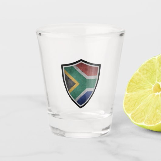 Zuid-Afrikaanse vlag Shot Glas (Voorkant)