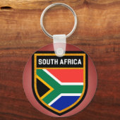 Zuid-Afrikaanse vlag Sleutelhanger (Voorkant)