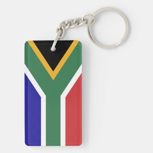 Zuid-Afrikaanse vlag Sleutelhanger (achterkant)