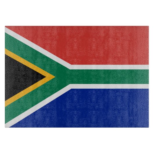 Zuid-Afrikaanse vlag Snijplank (Voorkant)