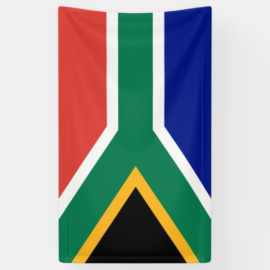 Zuid-Afrikaanse vlag Spandoek (Verticaal)