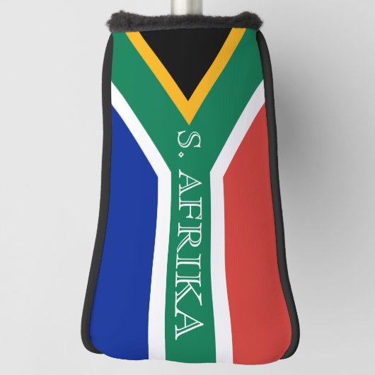 Zuid-Afrikaanse vlag: speciale golfkoppen Golfheadcover (Draai 90)