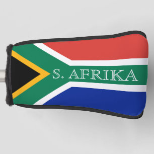 Zuid-Afrikaanse vlag: speciale golfkoppen Golfheadcover