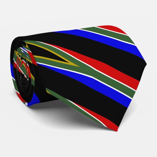 Zuid-Afrikaanse vlag Stropdas (Opgerold)