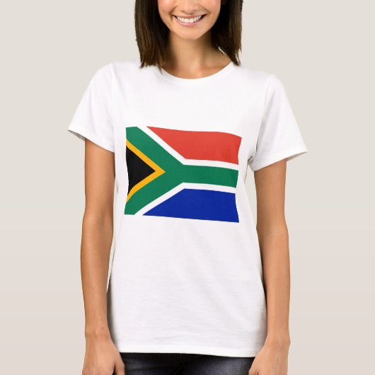 zuid - afrikaanse vlag t-shirt (Voorkant)