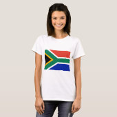 zuid - afrikaanse vlag t-shirt (Voorkant volledig)