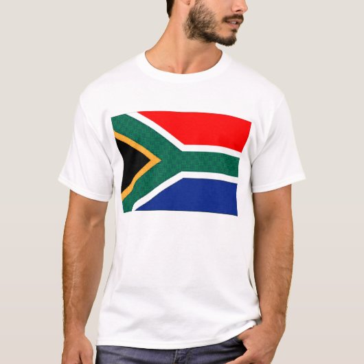 Zuid-afrikaanse vlag t-shirt (Voorkant)