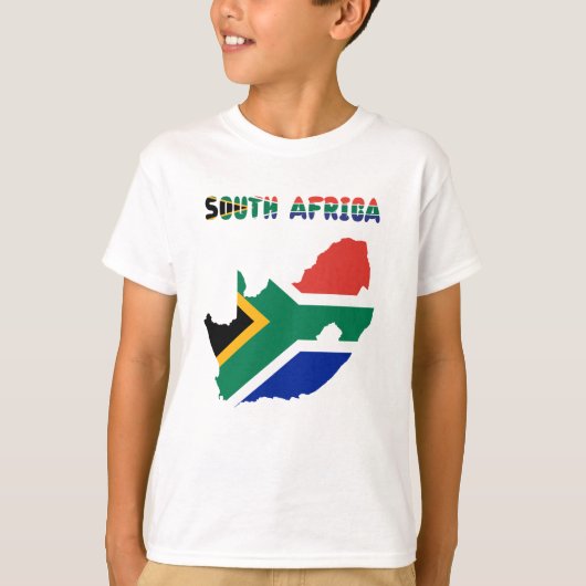 Zuid-Afrikaanse vlag T-shirt (Voorkant)