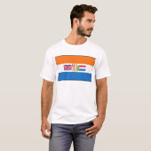 Zuid-Afrikaanse vlag T-shirt (Voorkant volledig)