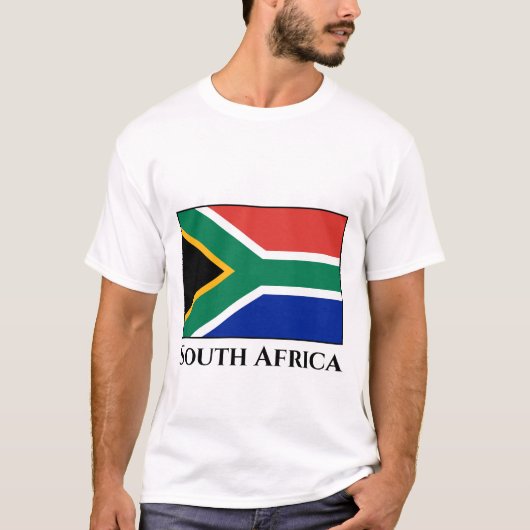 Zuid-Afrikaanse vlag T-shirt (Voorkant)