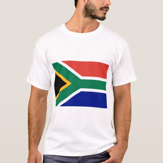 Zuid-Afrikaanse vlag T-shirt (Voorkant)