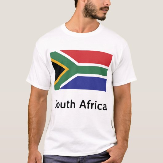 Zuid-Afrikaanse vlag T-shirt (Voorkant)