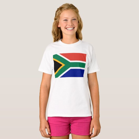 Zuid-Afrikaanse vlag T-shirt (Voorkant volledig)