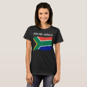 Zuid-Afrikaanse vlag T-shirt - Dames II (Voorkant volledig)