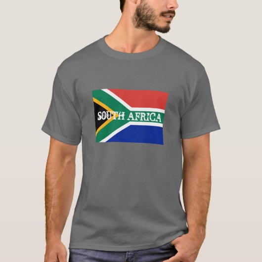 Zuid-Afrikaanse vlag T-Shirten T-shirt (Voorkant)