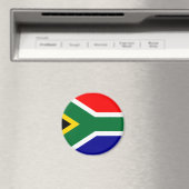 Zuid-Afrikaanse vlag T-shirts en cadeaus Magneet (Insitu (Vaatwasser))