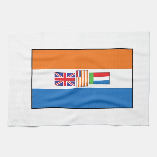 Zuid-Afrikaanse vlag Theedoek (Horizontaal)
