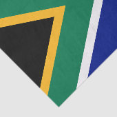 Zuid-Afrikaanse vlag Tissuepapier (Detail)