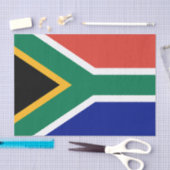 Zuid-Afrikaanse vlag Tissuepapier (Craft)
