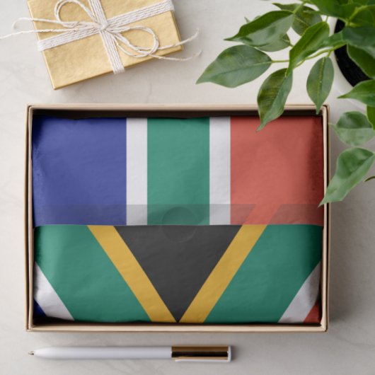 Zuid-Afrikaanse vlag Tissuepapier (Geschenk)