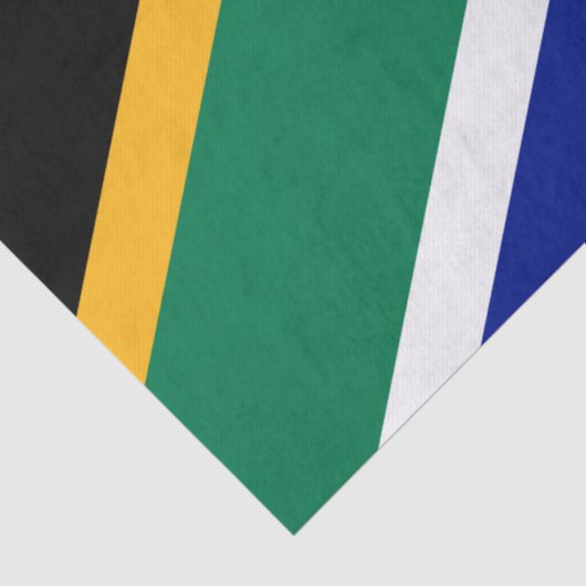 Zuid-Afrikaanse vlag Tissuepapier (Detail)