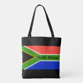 Zuid-Afrikaanse vlag Tote Bag (Achterkant)