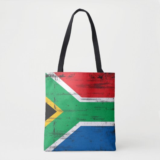 Zuid-Afrikaanse vlag Tote Bag (Voorkant)