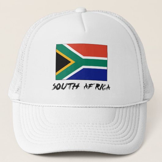 Zuid-Afrikaanse vlag Trucker Pet (Voorkant)