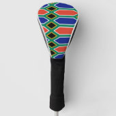 Zuid-Afrikaanse vlag van Zuid-Afrika Golfheadcover (Voorkant)