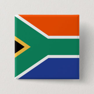 Zuid-Afrikaanse vlag Vierkante Button 5,1 Cm